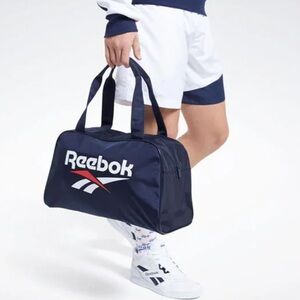 Reebok Classics Foundation Duffel Bag in Vectour Navy Blue